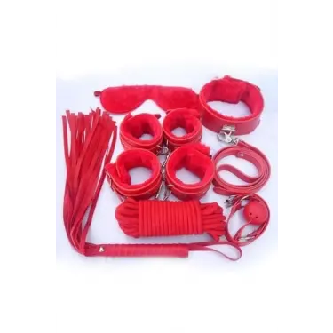 Nıghtlıght 8014 Fantezi 7li Kırbaç Ve Kelepçe Set