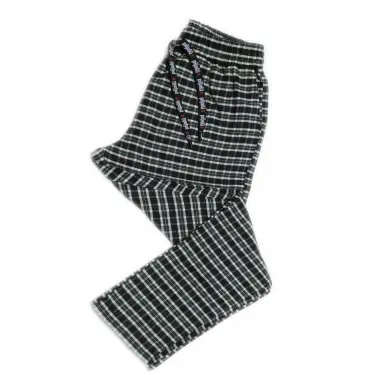 Pijalüx Erkek  Kareli Poplin Cepli Alt Pijama