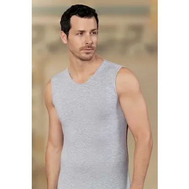 Şahinler Erkek  Sıfır Kol V Yaka Likra Atlet E079