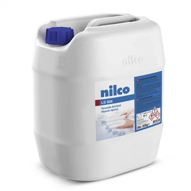 NİLCO LS 606 PAA BAZLI HİJYENİK AĞARTMA ÜRÜNÜ 20 L/22 KG Adet