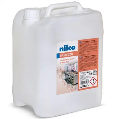 NİLCO SANİTİZER Qac Bazlı Yüzey Temizlik ve Hijyen Ürünü 5 L/5 KG