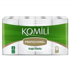 KOMİLİ PRO. EV TİPİ RULO HAVLU 8Lİ 12,5Metre 8*3=24 Rulo