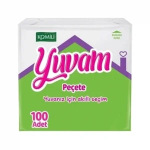 KOMİLİ YUVAM PRO. KARE PEÇETE (24,5x23cm) 100Yaprak*32Paket