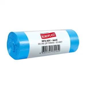 KOROPLAST EKO.END.ORTA MAVİ ÇÖP POŞETİ 55*60 CM