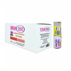 TEKNOTEM STANDART BÜYÜK BOY MAVİ ÇÖP POŞETİ 65*80 CM
