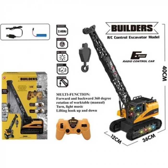 GEPETTOYS A8863-76 U.K PALETLİ VİNÇ