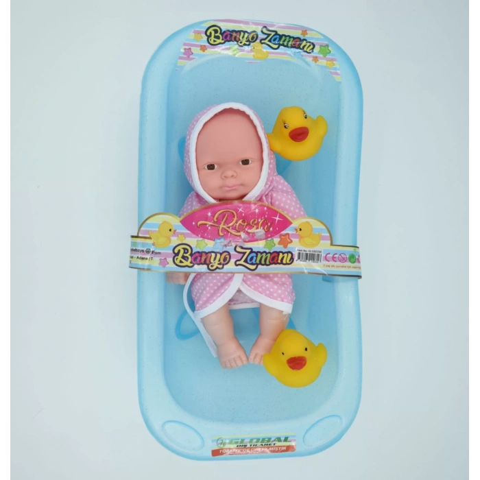 GLOBAL GL100316 ROZA KÜVETLİ BEBEK 34 CM