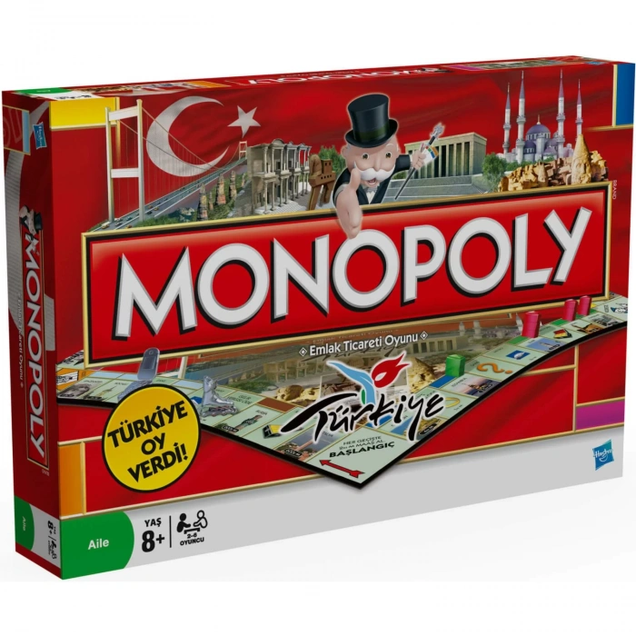 HASBRO 01610 MONOPOLY TÜRKİYE +8 yaş
