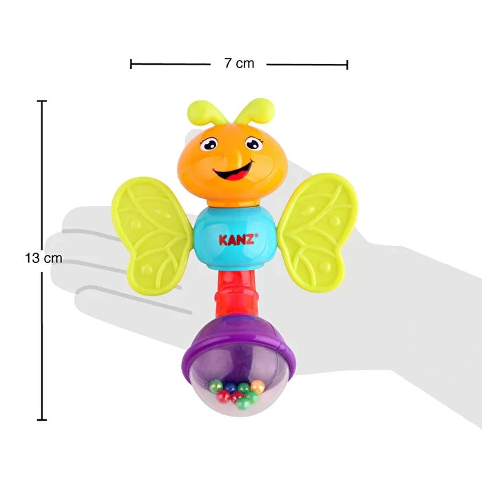 KANZ KNZ-30268 KANZ NEŞELİ KELEBEK ÇINGIRAK