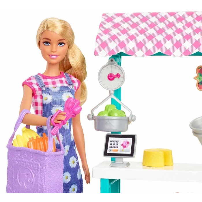 BARBİE CİFTÇİ PAZARI OYUN SETİ