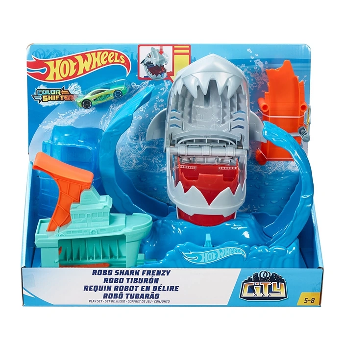 HOT WHEELS ROBOTİK KÖPEK BALIĞI OYUN SETİ
