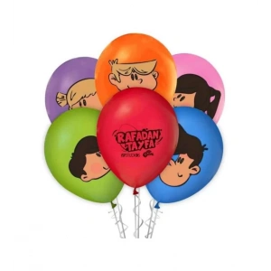 BALONEVİ 4+1 RAFADAN TAYFA BASKILI 12 BALON 6LI