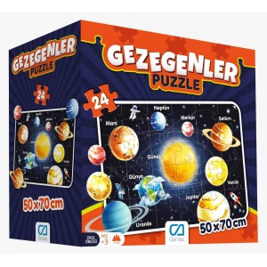 CA GAMES CA.5026 GEZEGENLER EĞİTİCİ PUZZLE