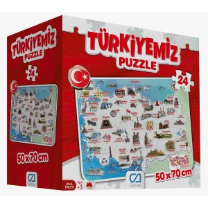 CA GAMES TÜRKİYEMİZ YER PUZZLE CA.5079