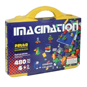 GEPETTOYS PBB480-1 PETTO BLOCKS ÇANTALI 480 PCS +1 TABAN