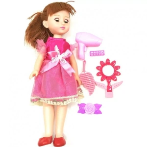 GLOBAL GL100514 PAMUK PRENSES BEBEK + GÜZELLİK SETİ