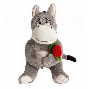 HALLEY 50 CM GÜL TUTAN EŞEK