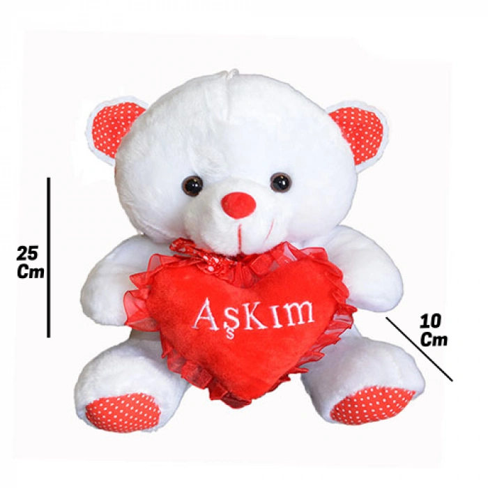 HALLEY 25 CM KALPLİ AYI