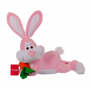 SELAY YATAN TAVŞAN 55x25 CM PEMBE