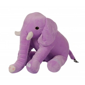 SLY OTURAN DİŞLİ FİL 40 CM LİLA