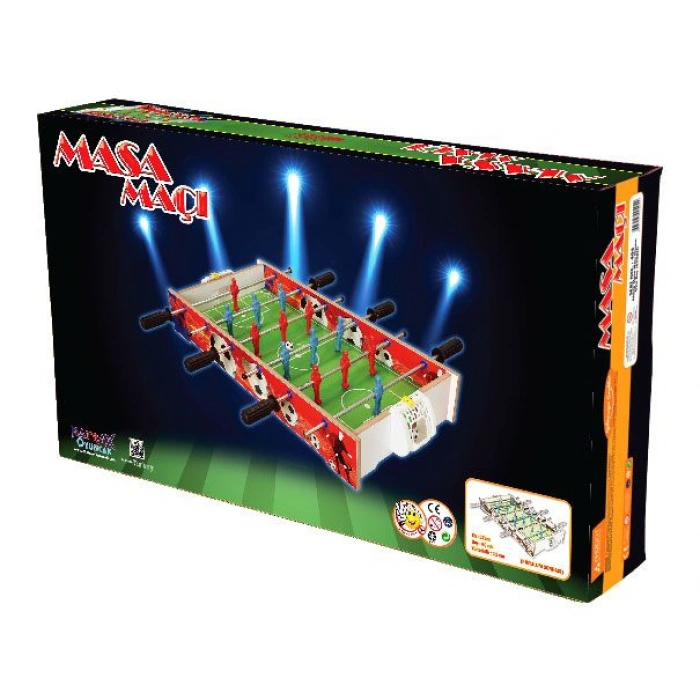 AKÇİÇEK AHŞAP MASA MAÇI OYUNU ORTA BOY