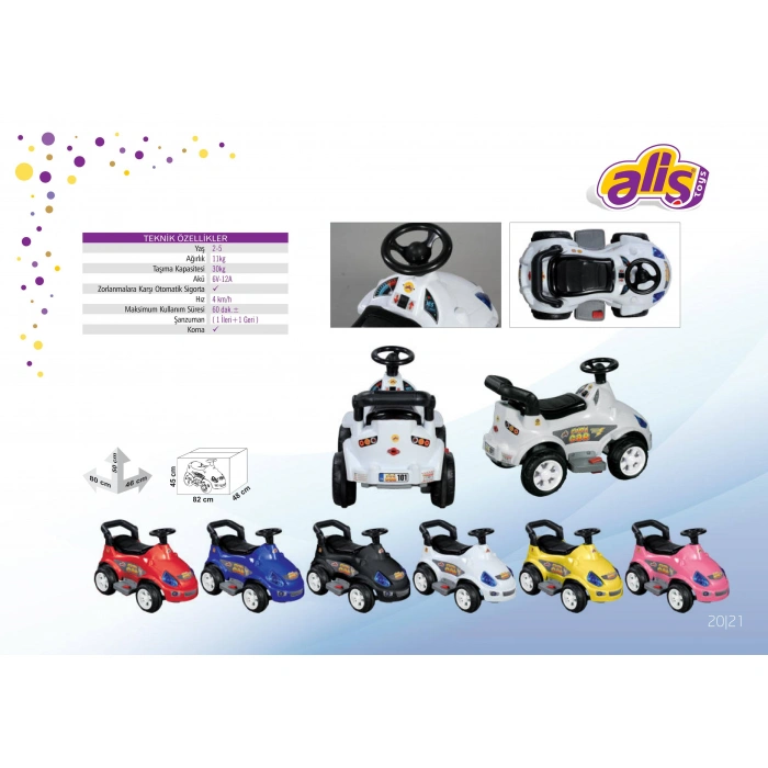 ALİŞ 101 AKÜLÜ MİNİ CAR