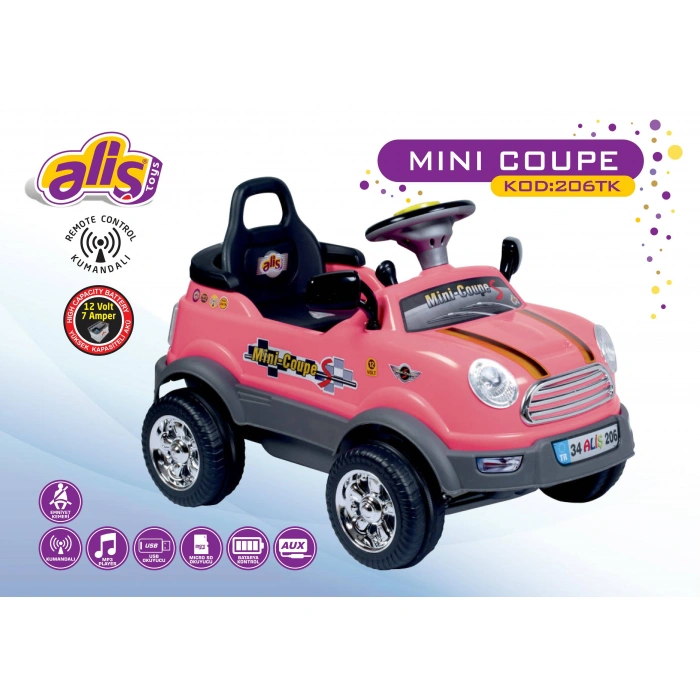 ALİŞ 206-TK KUMANDALI TURBO MİNİ COUPE