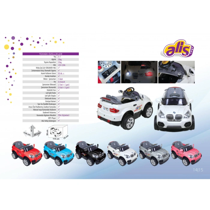 ALİŞ 605-K KUMANDALI BMV TX-5K