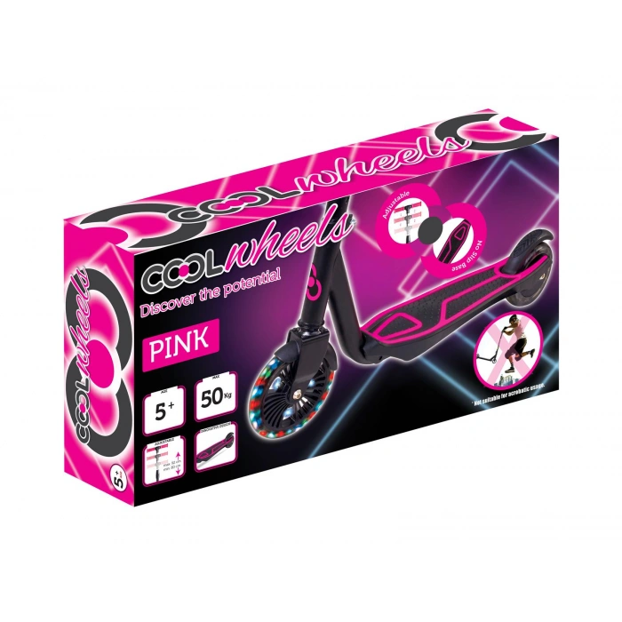 COOL WHEELS 5+ PEMBE IŞIKLI SCOOTER
