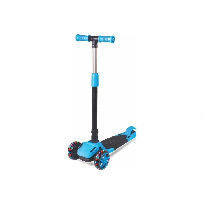 COOL WHEELS TULPAR IŞIKLI KATLANIR SCOOTER MAVİ