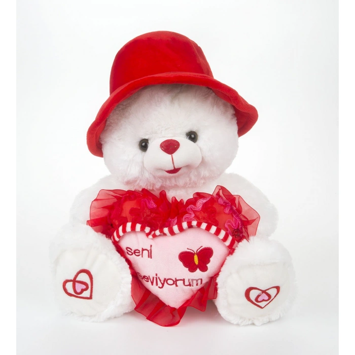 HALLEY 60CM ŞAPKALI AYI