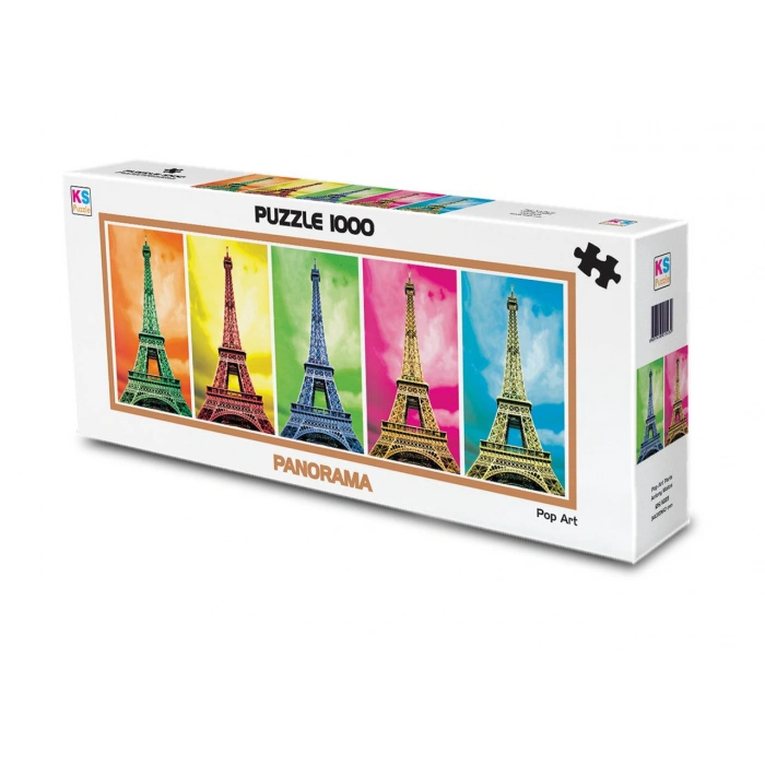 KS 11223 PUZZLE 1000 PANORAMİK POP ART PARİS ANTONY MATOS