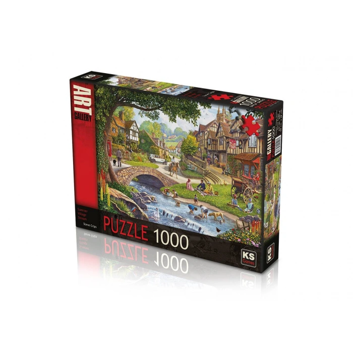 KS 20516 PUZZLE 1000 SUMMER VİLLAGE STREAM