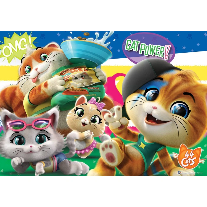 KS CAT714 44 CATS PUZZLE 100