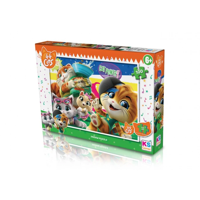 KS CAT714 44 CATS PUZZLE 100