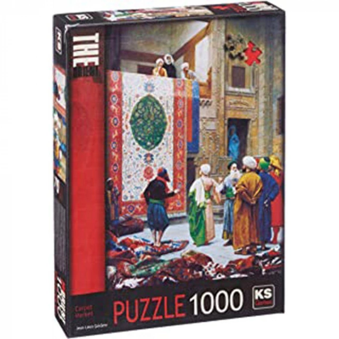 KS GAMES 11088 PUZZLE 1000 CARPET MARKET (JEAN LEON GEROME)