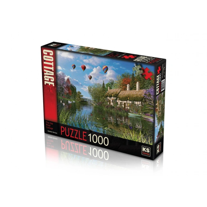 KS GAMES 11272 PUZZLE 1000 OLD RİVER COTTAGE (DOMİNİC DAVİSON)