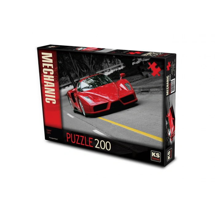 KS GAMES 11328 PUZZLE 200 SUPER CARS GİUSEPPE ROSATİ