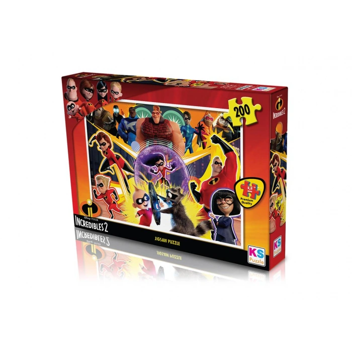 KS INCREDIBLES 2 PUZZLE 200