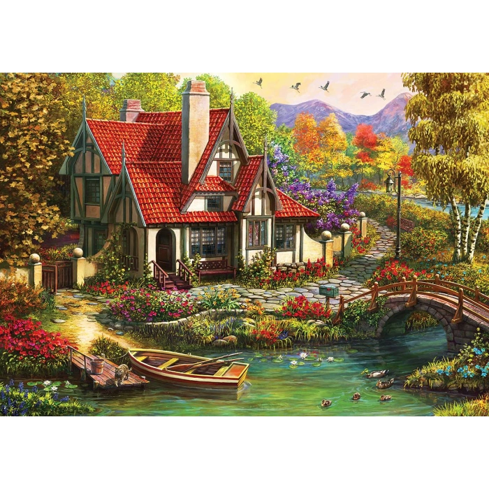 KS PUZZLE 1000 RİVERSİDE COTTAGE