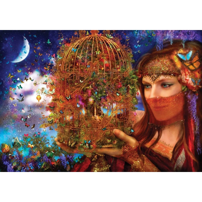 KS PUZZLE 4000 HER BUTTERFLY FAİRYTALE