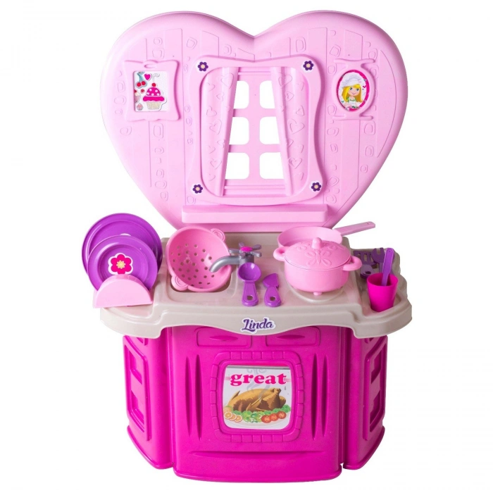 LİNDA KALPLİ MUTFAK SETİ