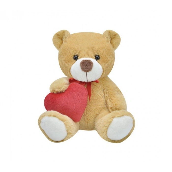 SELAY KARMA PELUŞ 15 CM KALPLİ AYICIK