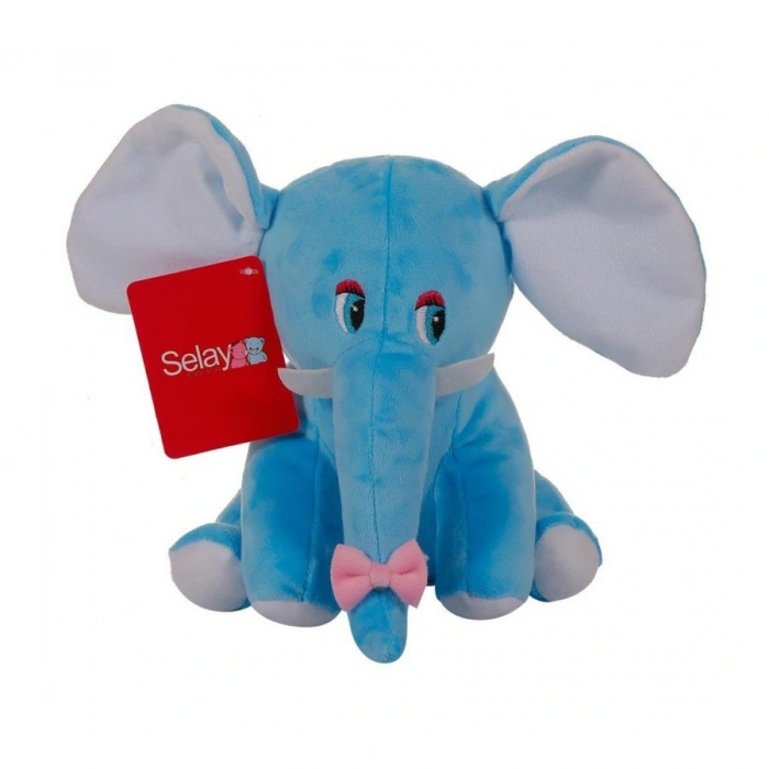 SELAY FİL OTURAN 20x17 CM MAVİ