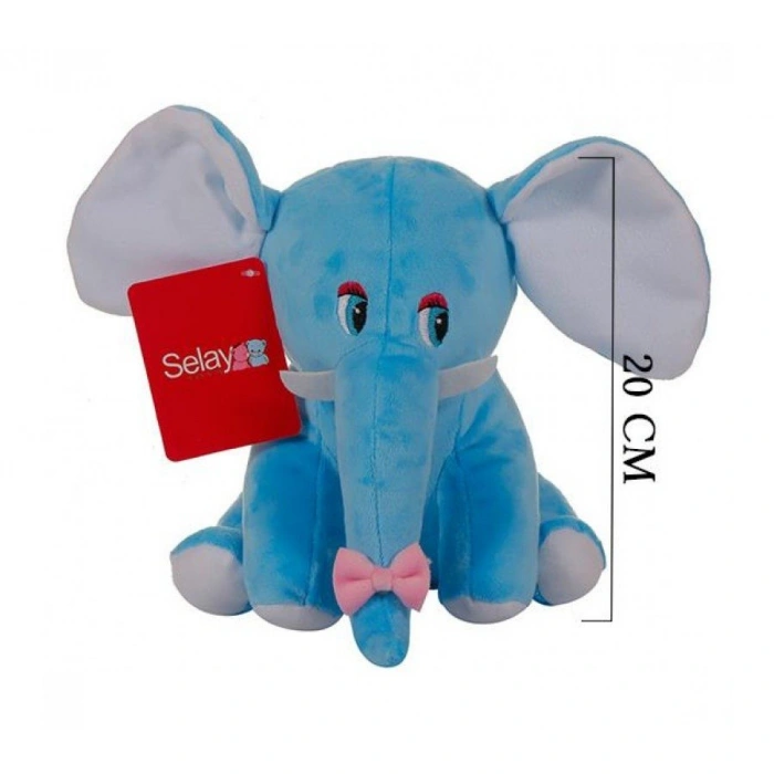 SELAY FİL OTURAN 20x17 CM MAVİ