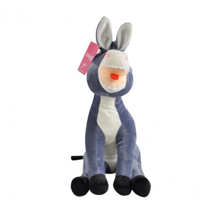 SLY NEŞELİ EŞEK 50X35 CM GRİ