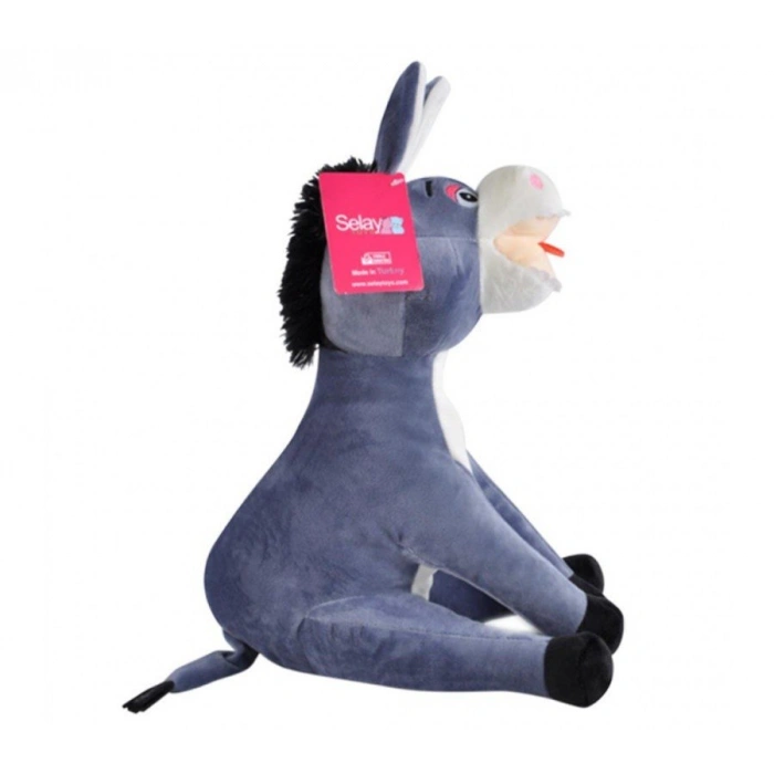 SLY NEŞELİ EŞEK 50X35 CM GRİ