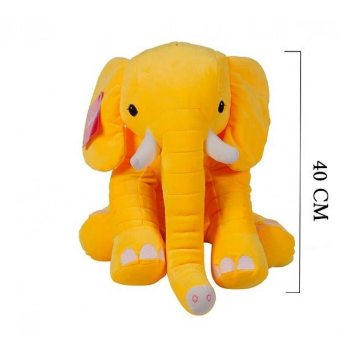 SLY OTURAN DİŞLİ FİL 40 CM SARI