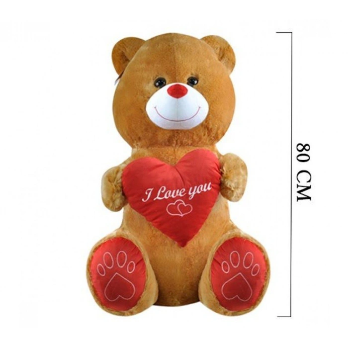 SLY SEVİMLİ AYI 80 CM KAHVERENGİ