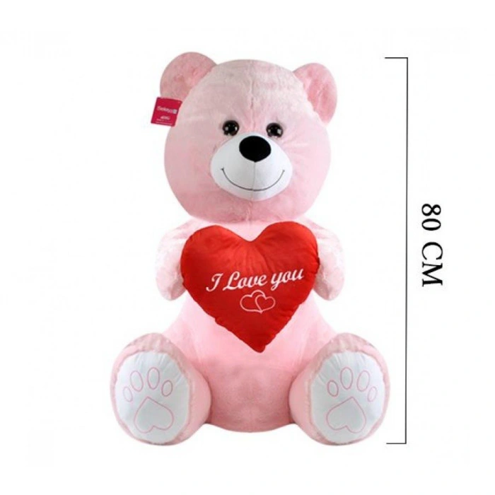 SLY SEVİMLİ AYI 80 CM PEMBE